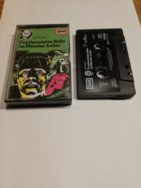 H.G.Francis Folge 1 Frankensteins Sohn im Monster-Labor Schwarz mit Weißen Druck 7432166164 4 Europa/Backcover bemalt)